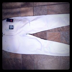 Lularoe white skinny destroyed denim jeans 30